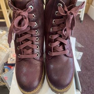 Carlos by Carlos Santana Women's Gibson Booties Wine Red Size 5 Boot🔥🔥🔥
